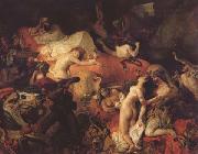 Eugene Delacroix La Mort de Sardanapale (mk32) Sweden oil painting artist